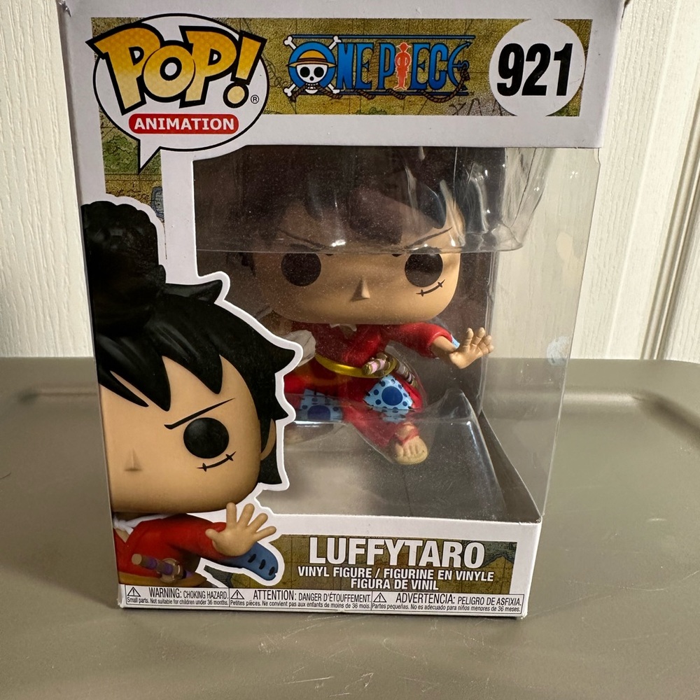 Funko One Piece Luffy Taro Action Figure Red Blue